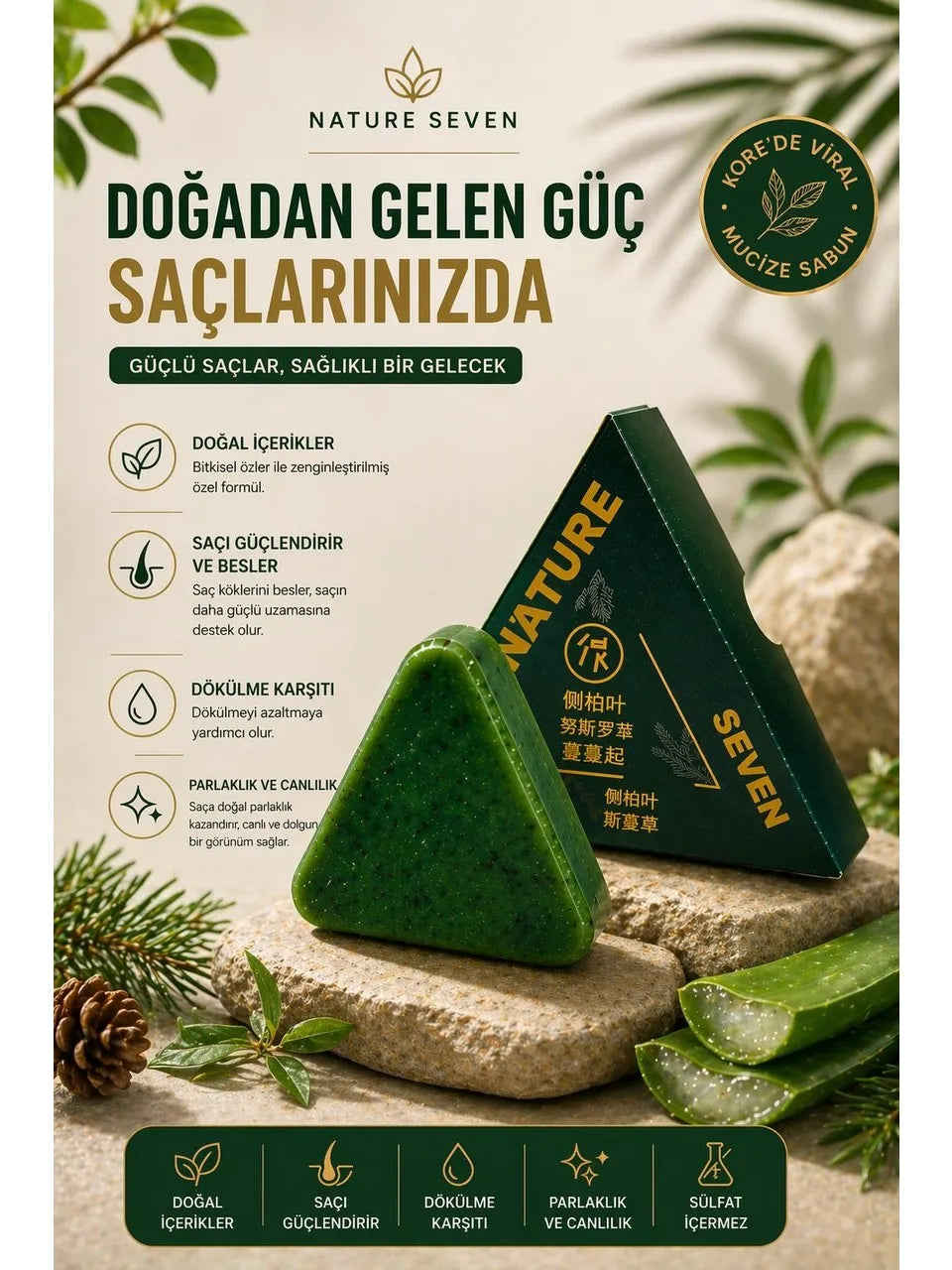 Slenderlin™ 12 Bitkili Saç Bakım Sabunu